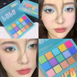 15 Colors Amazing Pastel Eyeshadow Palette Neon Pigments Long-lasting Waterproof Matte Eye Shadow Palette