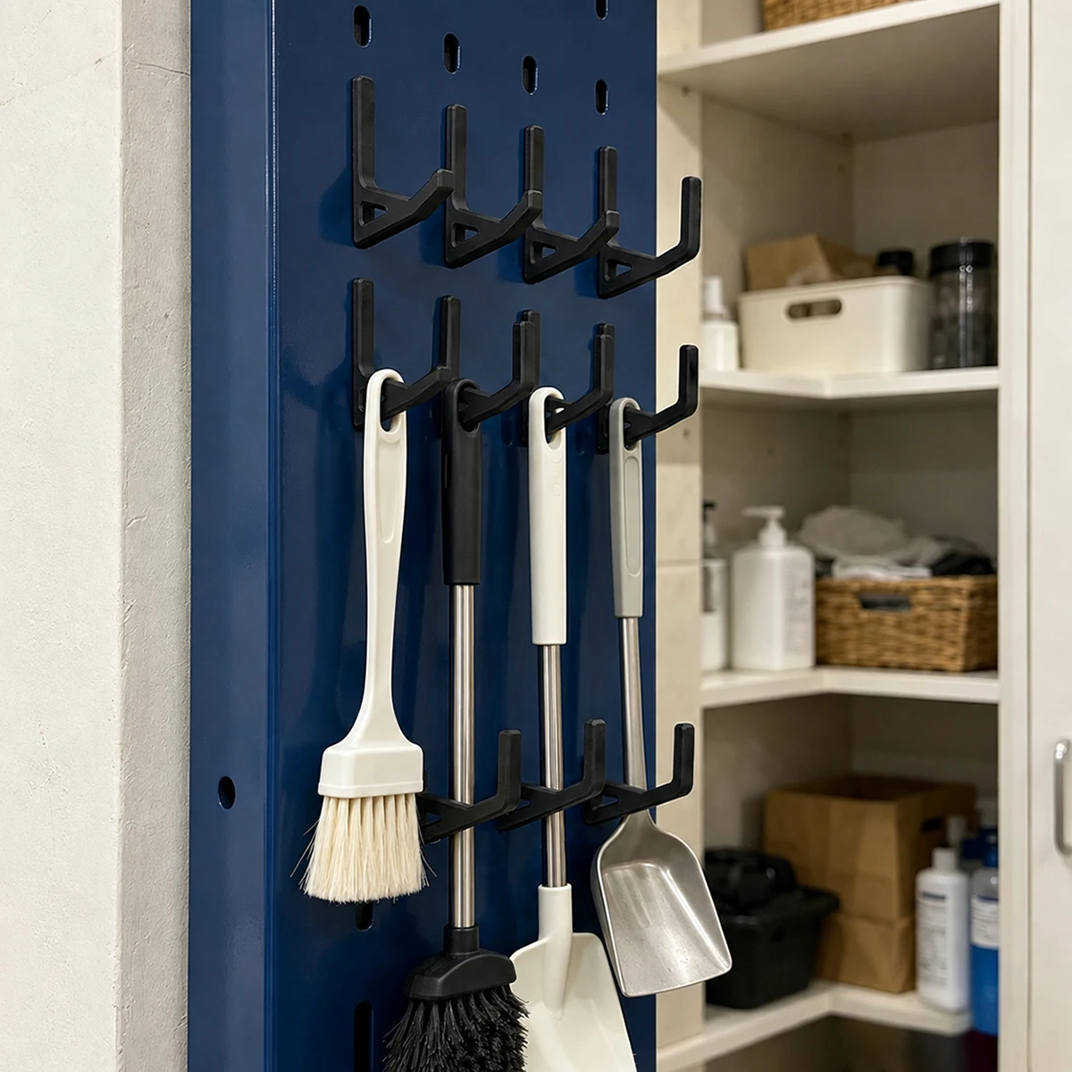 5/10/20pc Universal Hooks for Shelving with 10.3mm Hole Spacing Storage Hooks Garage Auxiliary Hooks Shelf Fittings Support Hook