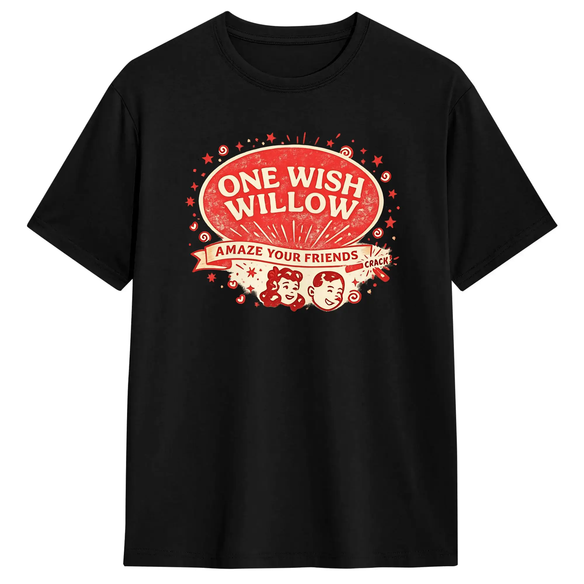 Creative One Wish Willow Obsession 2026 Horror Movie T-Shirt for Men Crew Neck Pure Cotton T Shirts  Short Sleeve Tees Plus Size