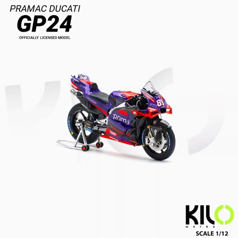 KILO works 1/12 Scale DUCATI GP24 GP23 Motorcycle Cast Alloy Model Static Metal Collection Toy Holiday Gift