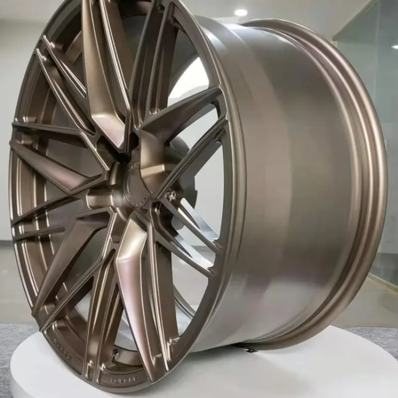 

Passenger Car Wheels Mesh Design Rims Polished Bronze 18 19 20 21 22 Inch Rim 5x120 5x112 5x114,3 Alloy Wheels Forged Wheel