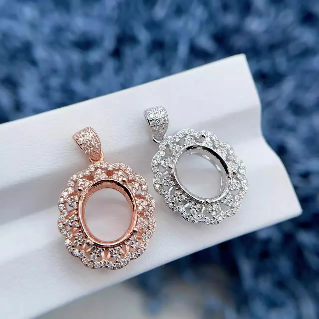 

MeiBaPJ инкрустация 10*12 мм Овальный драгоценный камень S925 Стерлинговое Серебро DIY пустой подвесной держатель для женщин прекрасная мода очаровательные свадебные ювелирные изделия