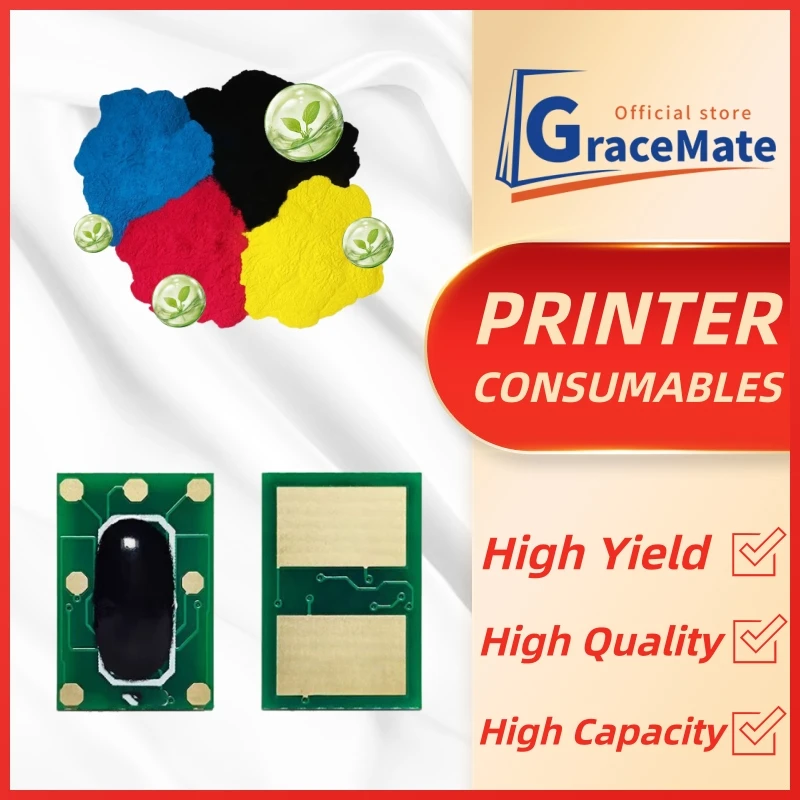 

1 комплект, 4 шт., чип барабанного картриджа, совместимый с лазерным принтером OKI C650dn c650, 50 К, чип барабана с тонером высокой емкости