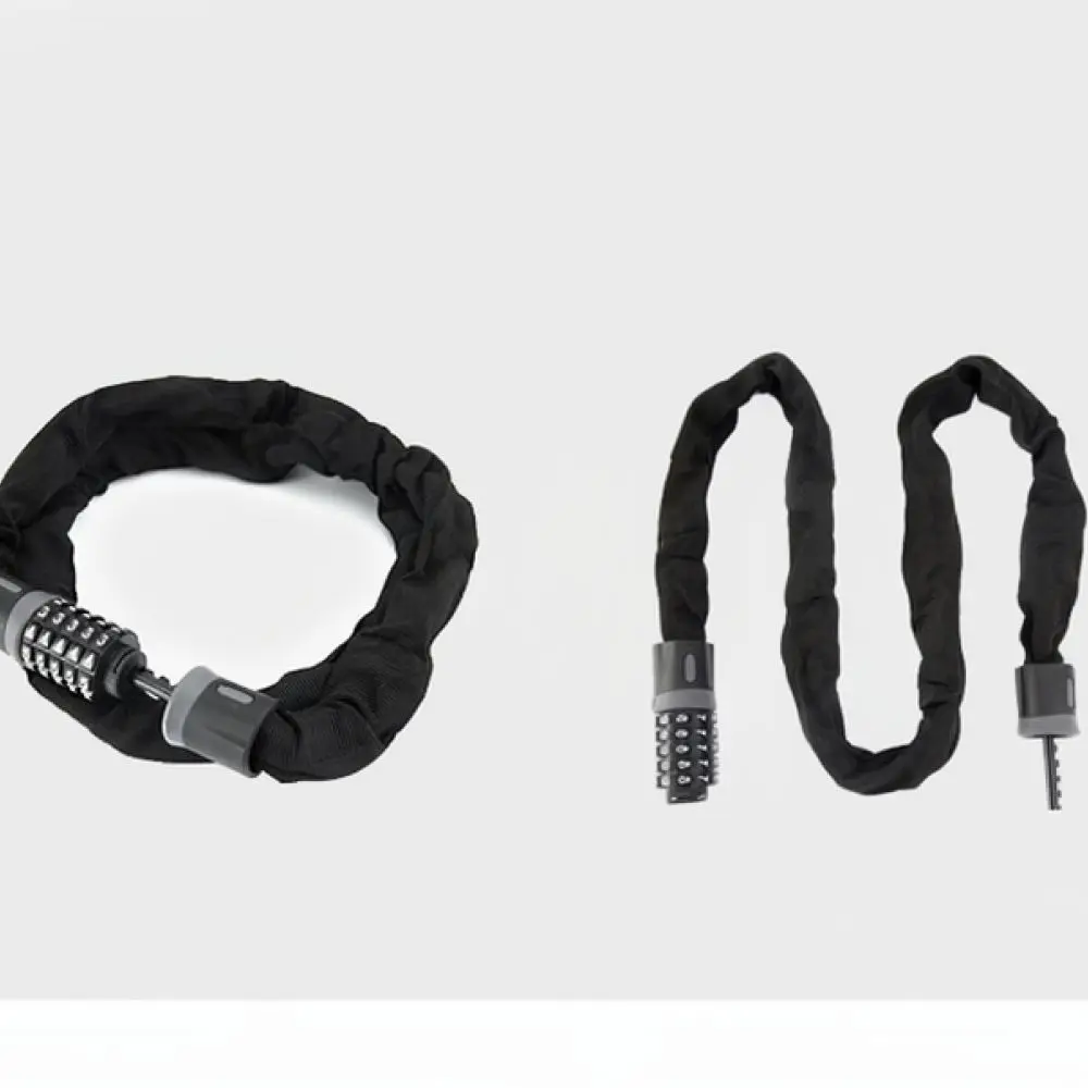 For For KUASUODT Portable Bike Lock Stainless Steel Chain Security Anti Theft Combination Code Gear Cycling Equipment