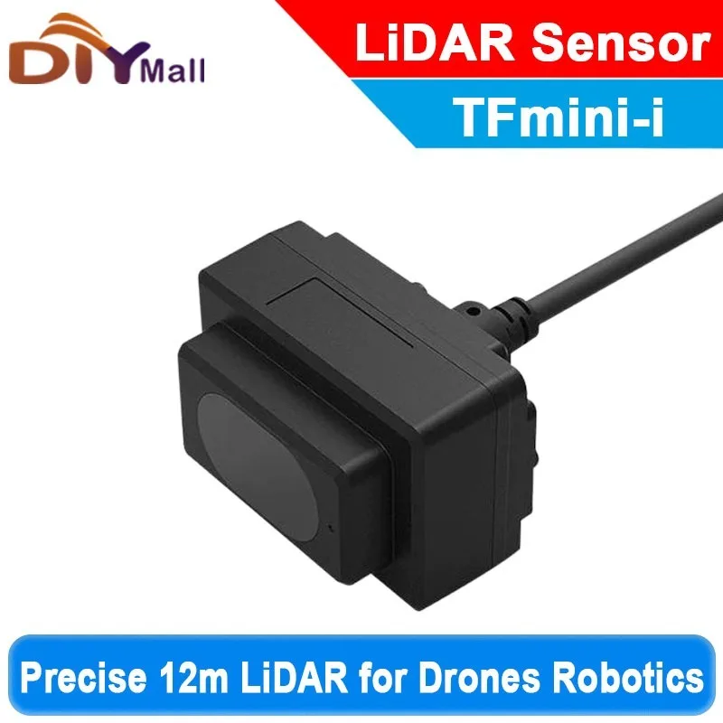 

Benewake TFmini-i ToF Лазерный датчик LiDAR Диапазон 12 м Интерфейс CAN/RS485 Одноточечный микромодуль измерения дальности для дронов