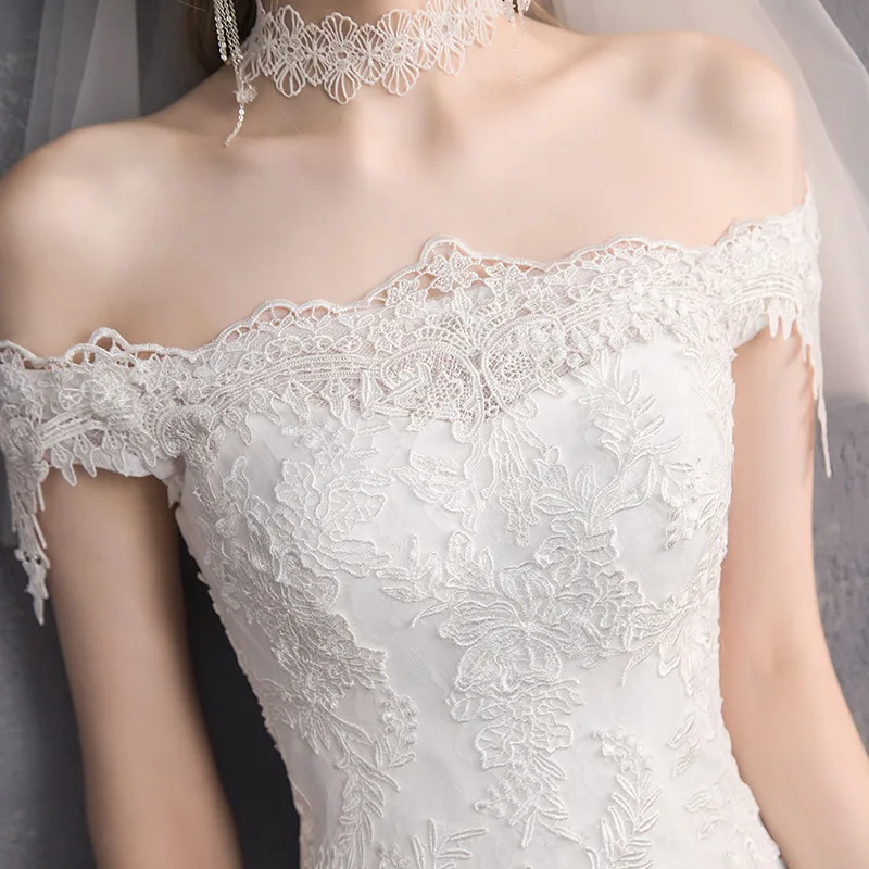 Robe de mariée sirène simple à lacets, imprimé floral, grande taille, sur mesure, nouvelle collection 2023