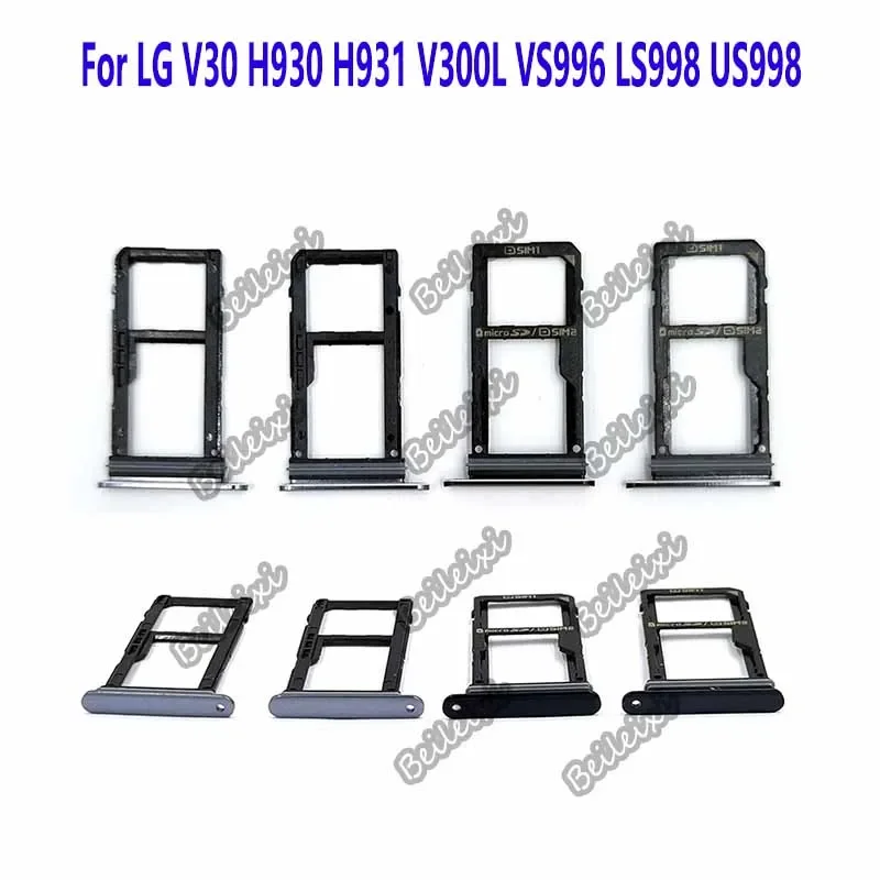 

For LG V30 H930 V300L US998 H931 Sim Tray Micro SD Card Holder Slot Parts Sim Card Adapter For LG V40 ThinQ V405 V409N V405UA