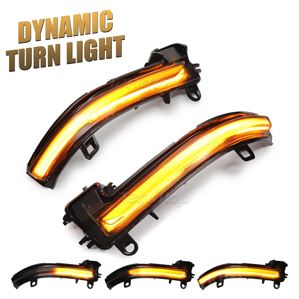 Dynamic Turn Signal Sequential Light For BMW X1 F48 2016-2018 2 Series F45 F46 X2 Flashing LED Side Mirror Indicator Lights
