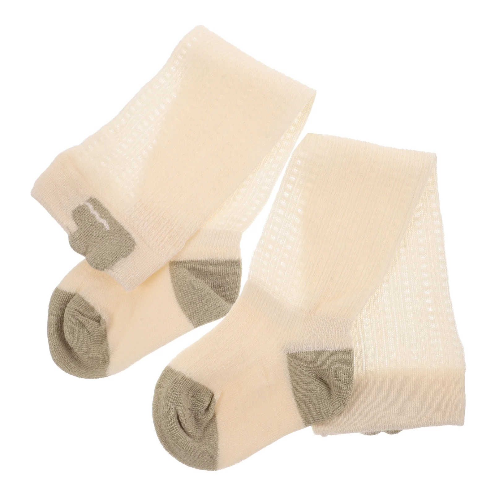 12 Uds. 1 par de calcetines largos antimosquitos para niños pequeños calcetines de algodón transpirables para niños cómodos calcetines elásticos sin costuras para bebés para niñas y niños