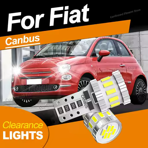 For Fiat Bravo 500 500L 500X Punto Panda Croma Tipo Qubo Fiorino Doblo Idea Linea Talento Toro Canbus T10 LED Clearance Light