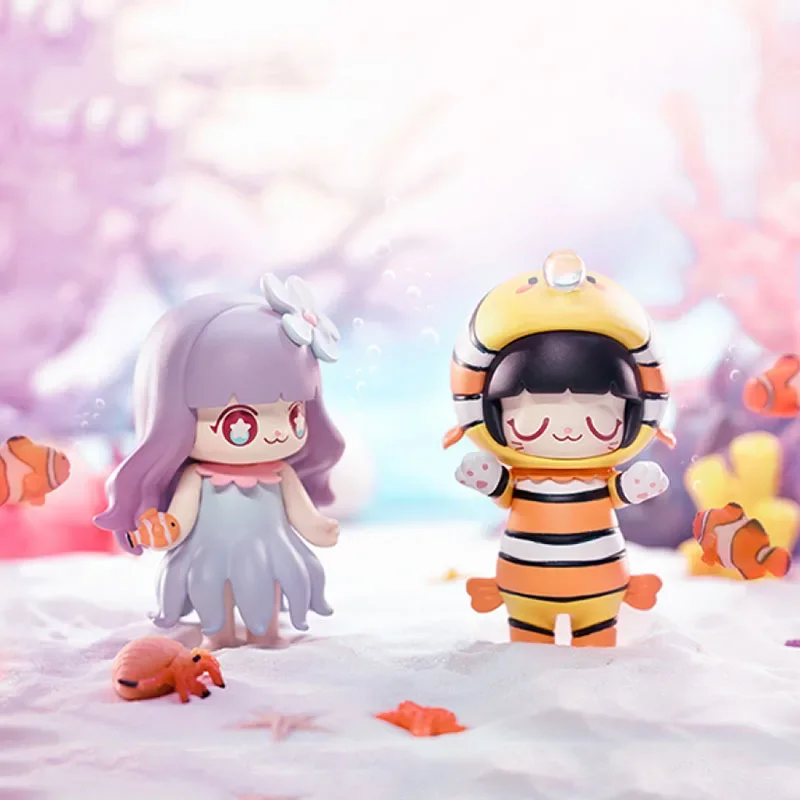 كيمي ميكي تحت سطح البحر استكشاف سلسلة صندوق أعمى أنيمي الشكل تخمين حقيبة حلية التماثيل ديكور المنزل سطح المكتب الدمى نموذج هدية #5