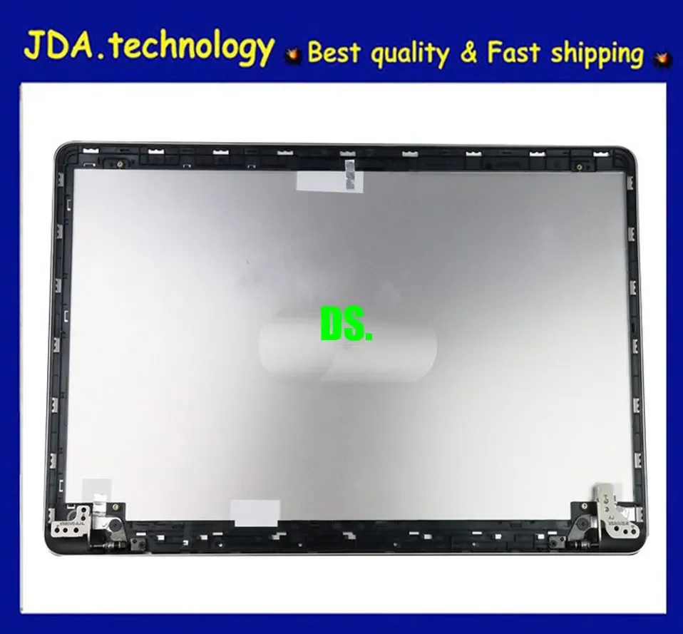 MEIARROW      NEW/Orig LCD Top Covert For ASUS A580 X580 X580V X580 NX580 NX580V back cover back shell with hinge set,Silver