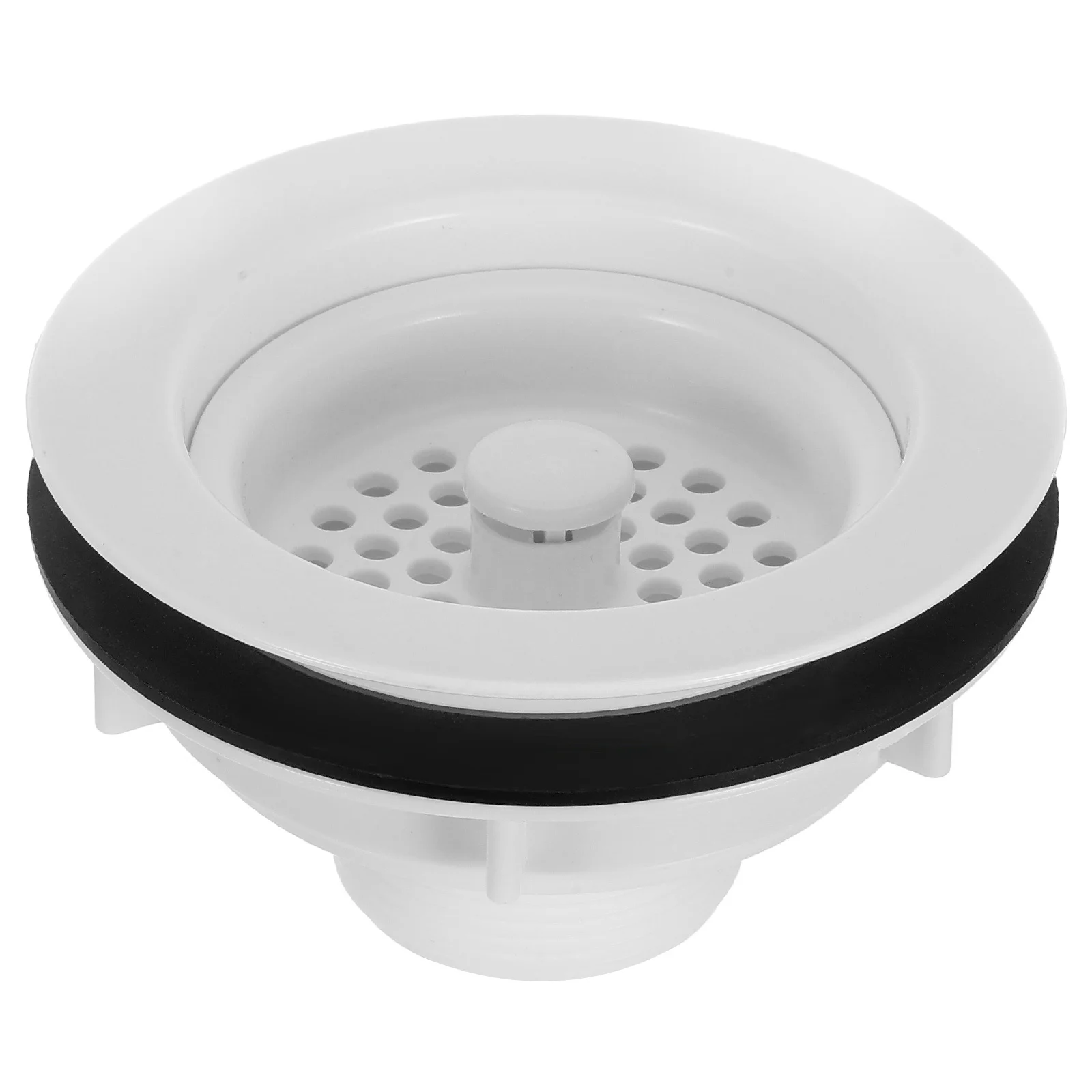 مصفاة حوض المطبخ، سدادة تصريف بلاستيكية عالمية، صائد الطعام، فلتر مضاد للانسداد، تصريف سريع، متوافق مع Rv #6