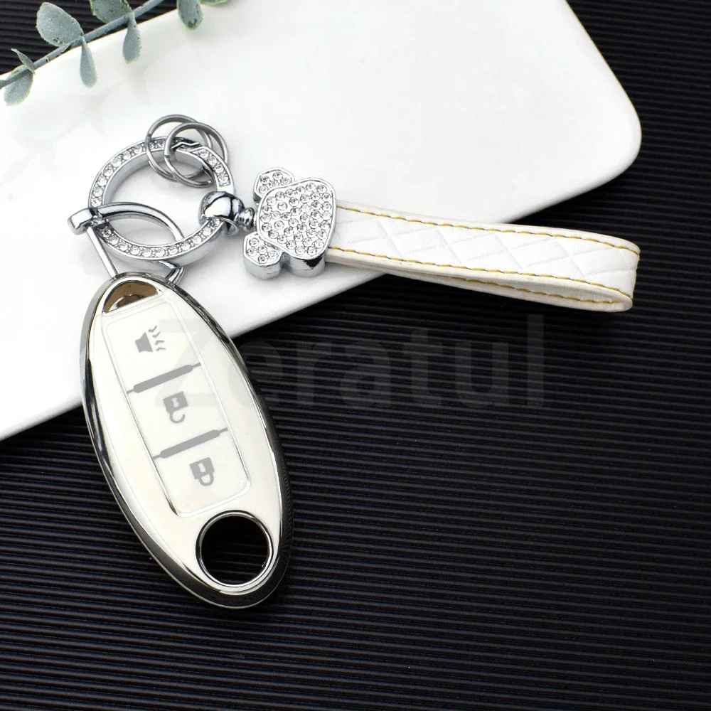 3 Button Car Remote Key Case Cover For Nissan Qashqai J11 J10 Kicks Tiida Pathfinder Murano Juke Rogue XTrail T32 T31 Versa Note