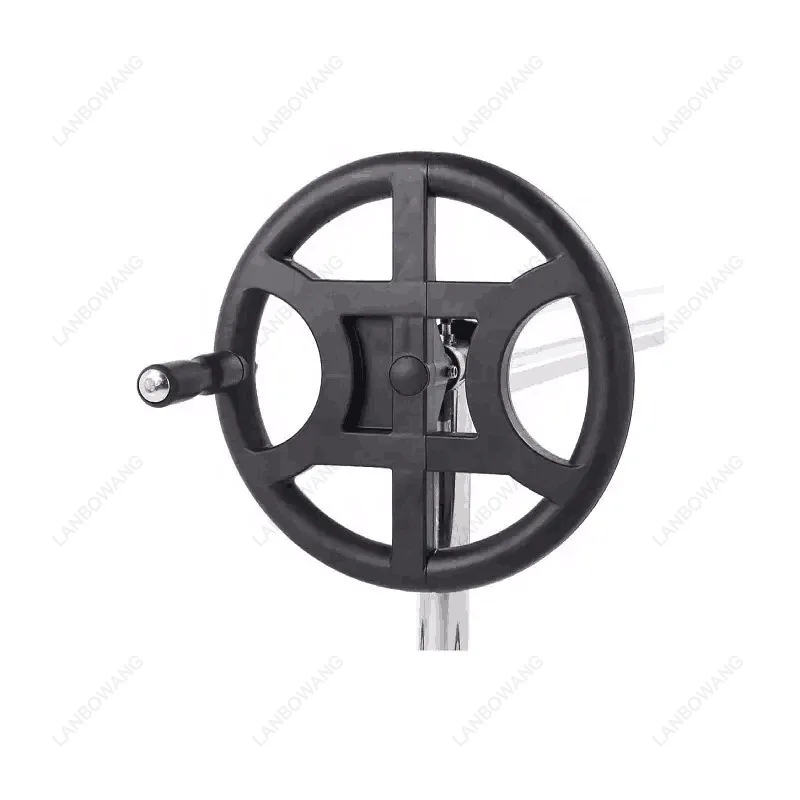 Aluminum Pool Roller, Black Movable with Wheel Surface, Pool Solar Cover Roller