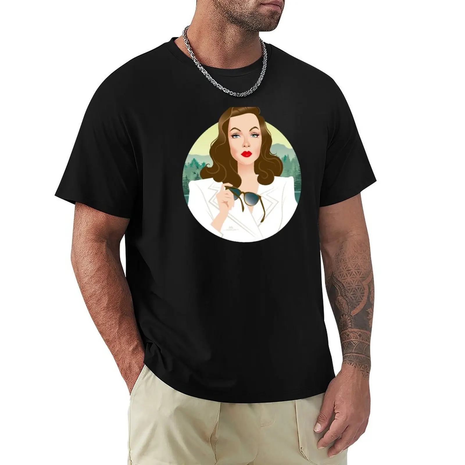

Leave her T-Shirt Basic Lightweight Short Sleeve Tee