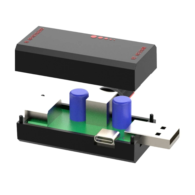 USB-ventilatorregelaar Efficiënte USB-ventilator Traploze snelheidsregelaar voor kantoor en thuis USB-ventilatorbediening voor