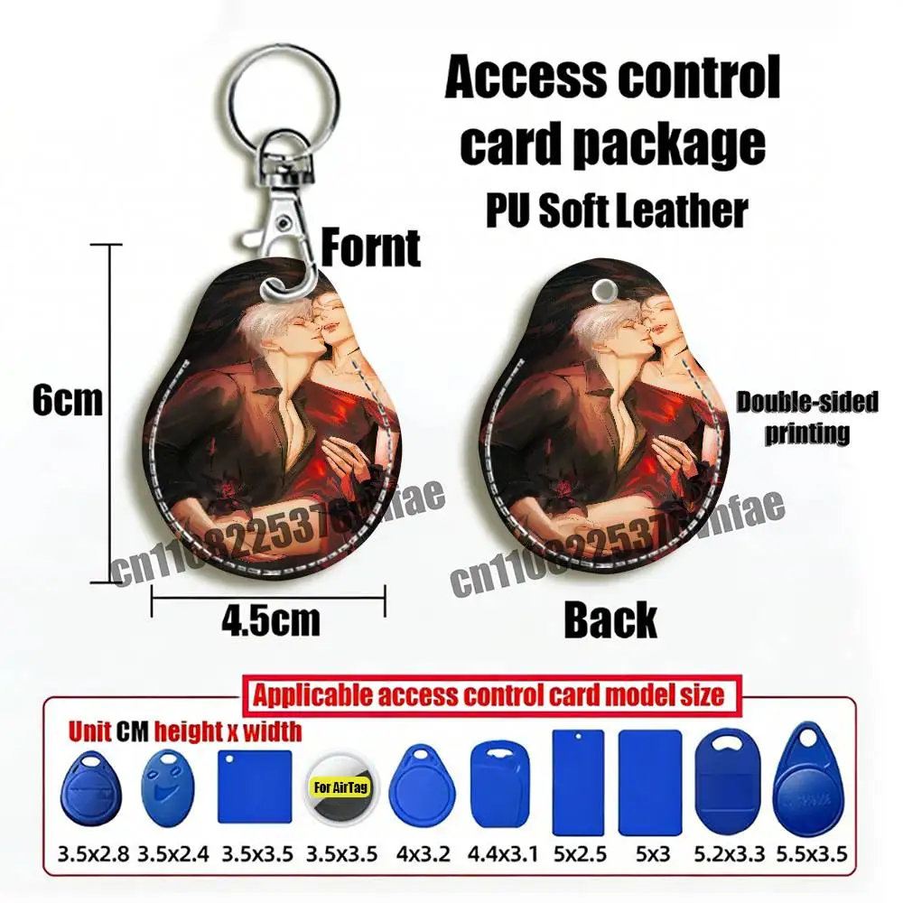 For Love And Deepspace Sylus For AirTag Card Holder Cover ID Clips Credit Bank Access Bus Electric Keychain