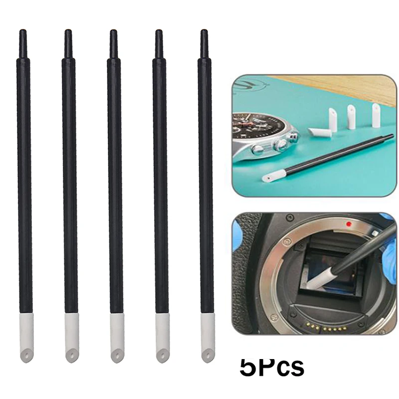 

1/2/5Pcs Watch Cleaning Tool Watch Dial Cleaning Stick Rust Removal Brush Pen Fiberglass Tip Cleaner Pen Watchmaker Repair Tools