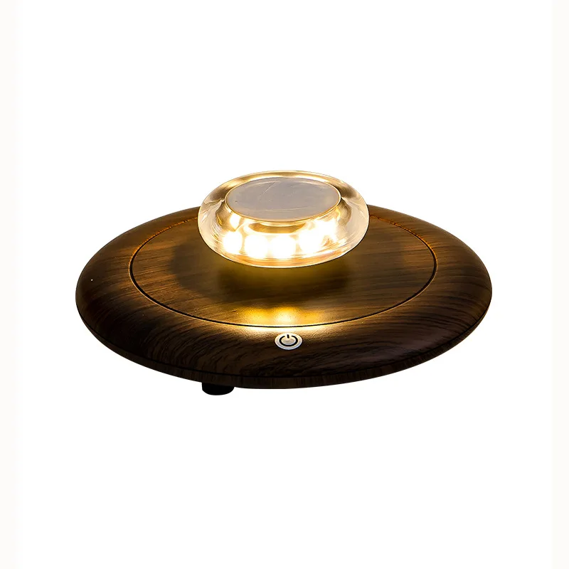 Customized magnetic levitation display stand tray advertising rotating display stand  suspended automati