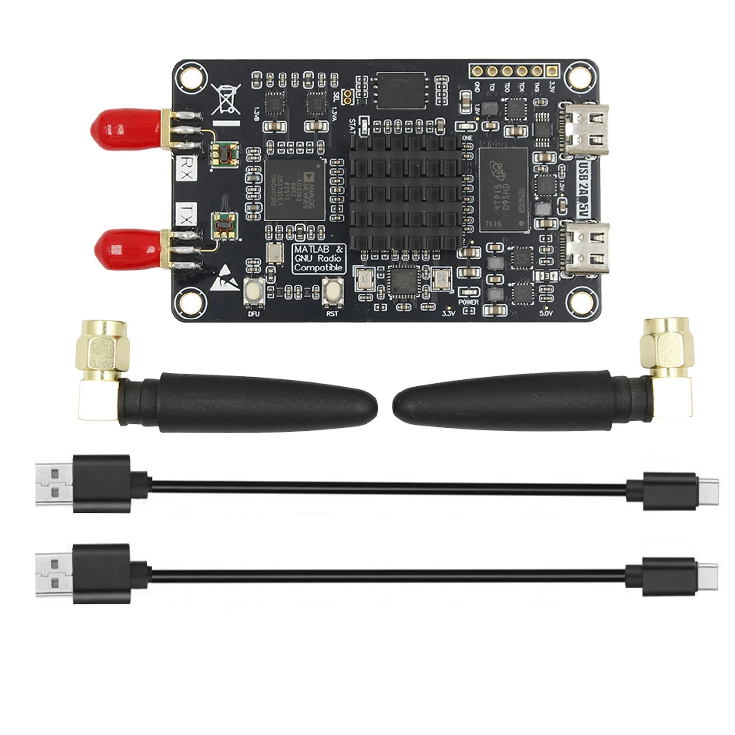 

AD9363 Zynq7010 SDR XC7Z010CLG400+AD9363ABCZ Software Defined Radio Development Board for PlutoSDR Nano