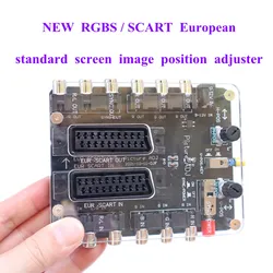 RGBS Adjustment picture position Converter with shell SCART Adjustable screen converting PCB for adjust Image Position