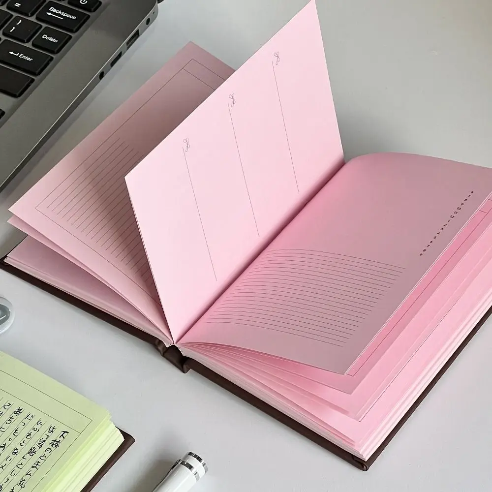 INS A6 Notebook Hard Shell Chocolate Cover Travel Journal DIY Scrapbook Notepad Daily Use