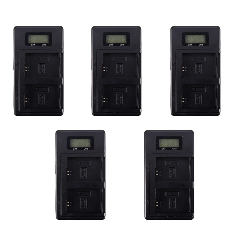 

2025 New-2X Np-Fw50 Camera Battery Charger Npfw50 Fw50 Lcd Usb Dual Charger For A6000 5100 A3000 A35 A55 A7S Ii Alpha 55