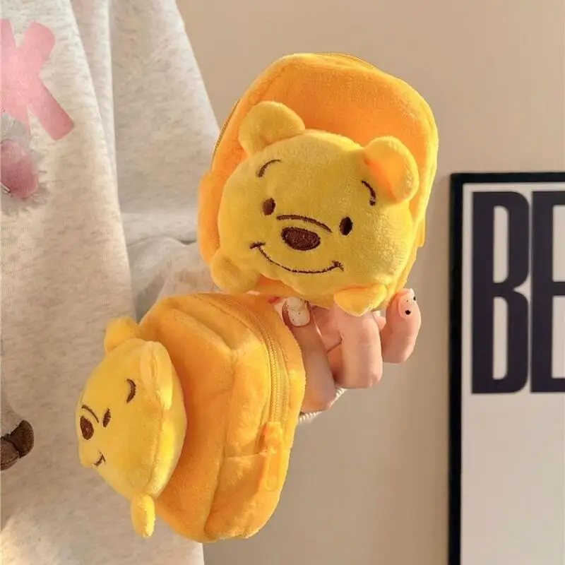 

Дисней Пух Медведь Мультфильм Мини Плюшевый PP Хлопок Наполнитель Портмоне Портативная Портативная Сумка Для Хранения Мужской и Женский Рюкзак Подвеска