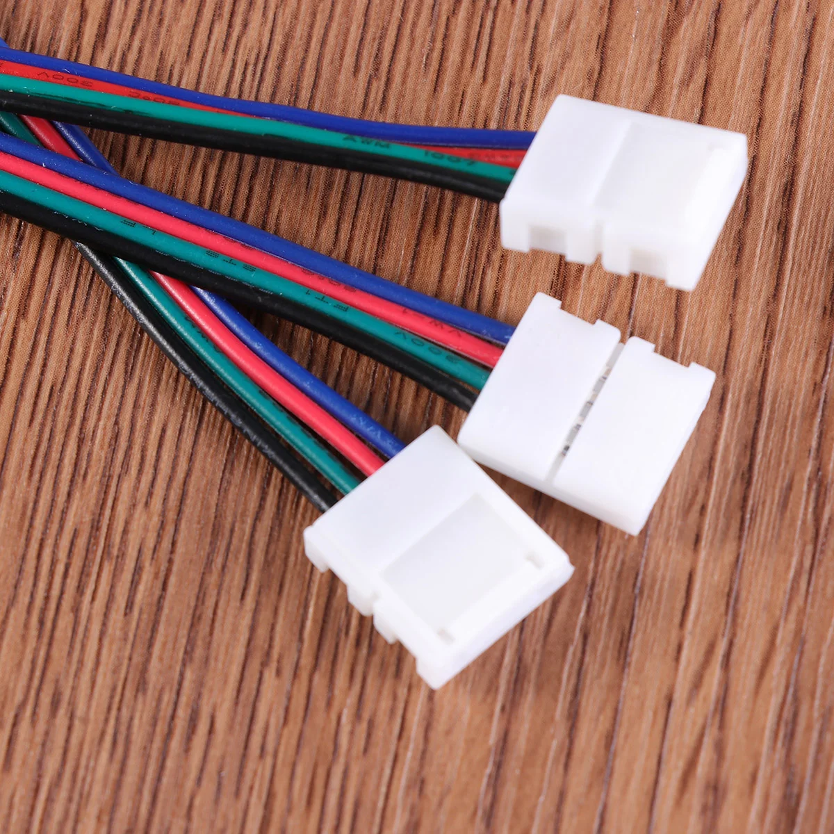 1 Set RGB LED Light Strip Connector 4 Pin LED Strip Jumper 10mm Strip to Power Adaptor Strip to Controller Solderless