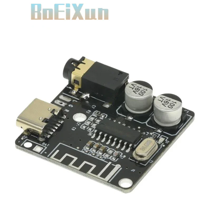 1-10PCS Audio Receiver Board BLE 5.1 4.1 MP3 Lossless Decoder Micro Type USB 3.5mm Audio Output Amplifier Module -C