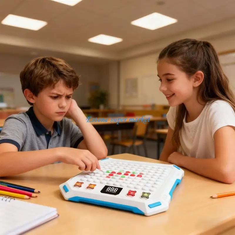 090B Electronic Chessboard For Children Age 6+ With 3 Level Challenges To Improve Concentration Through Puzzle Game
