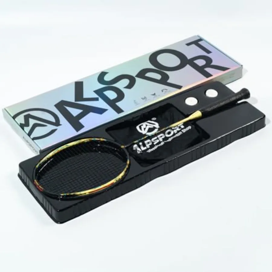 Lion Dance Chinese Style 6U G5 22-30LBS T700 Professional Racquet Full Carbon Fiber Badminton Racket with Gift Box 1 Flannel Ba