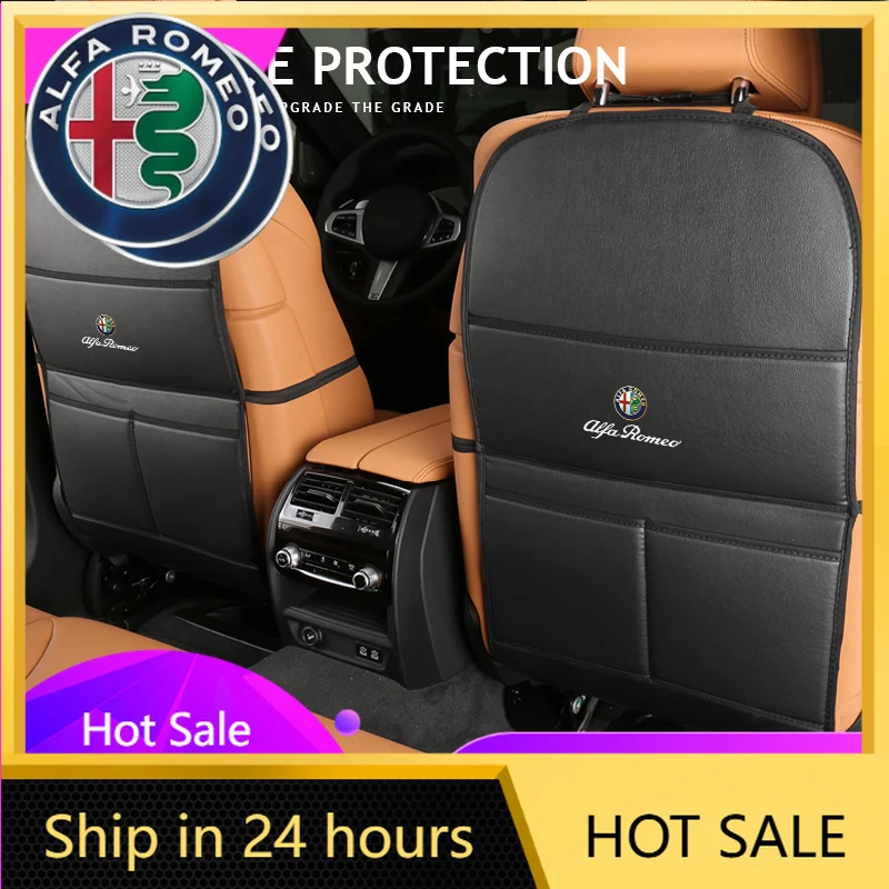 

Car Stickers For Alfa Romeo Car Seat Back Protector Anti-Kick Wear Resistant Alfa Romeo 156 159 147 4C 8C 166 Giulia Giulietta M