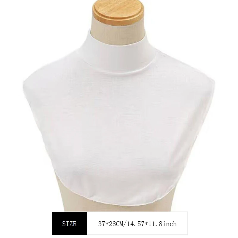 Detachable Half Top Collar Neck False Turtleneck Neck Warmer Fake Collars for Women Turtle Neck Layering Turtleneck Collar