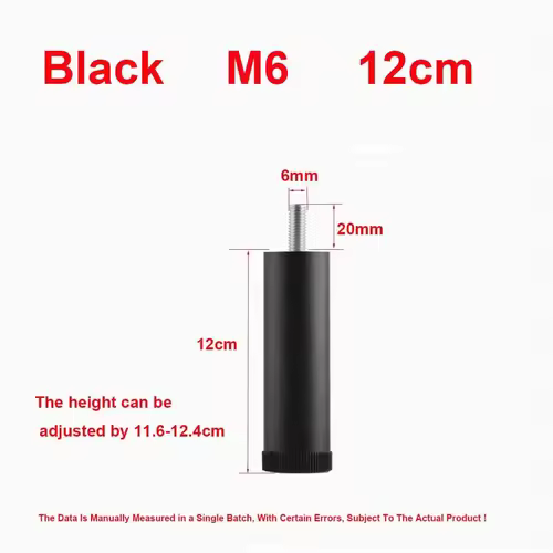 M6 Furniture Height Increasing Foot Pads Washing Machines Refrigerators Shock-Absorbing Adjustable Support Legs - Image 16