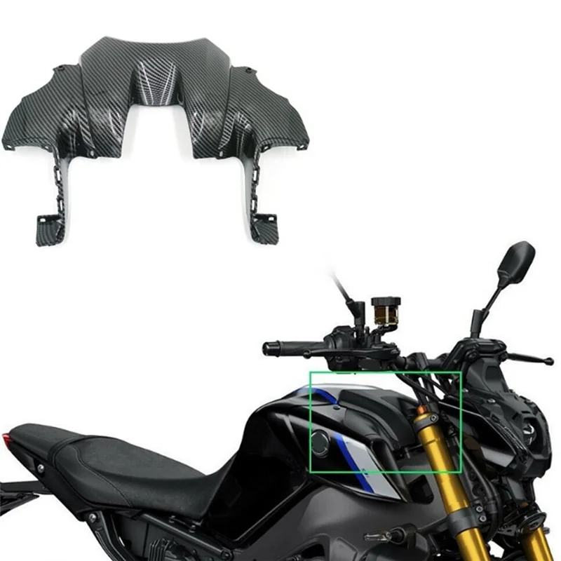 Motorcycle Fuel Tank Cap Protective Cover Fairing for MT-09 MT 09 MT09 2021 2022(Black)