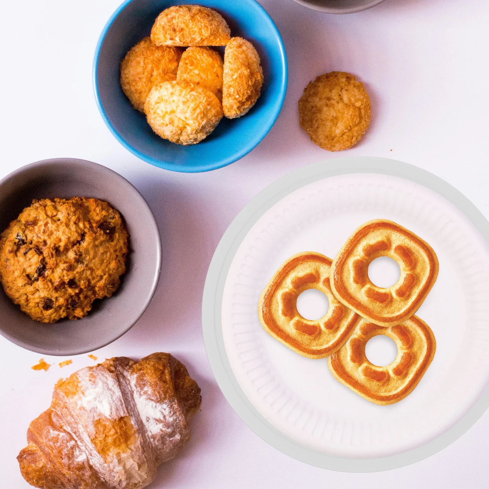 20 pezzi portapiatti di carta riutilizzabili materiale stabile affidabile barbecue campeggio cena supporto piatti supporto portapiatti di carta