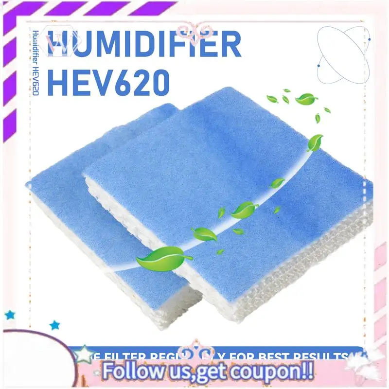 Premium 2PCS HFT600 Replacement Wicking Filter T For Honeywell Top Fill Tower Humidifier HEV615 & HEV620,Compare To Part HFT600T