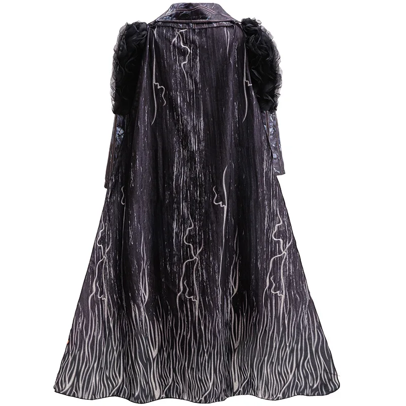 

3 Pieces Elphaba Girl Costume Good Witch Cosplay Costume Ruffles Wizard Dress Kids Carnival Fancy Outfits Birthday Party Dress