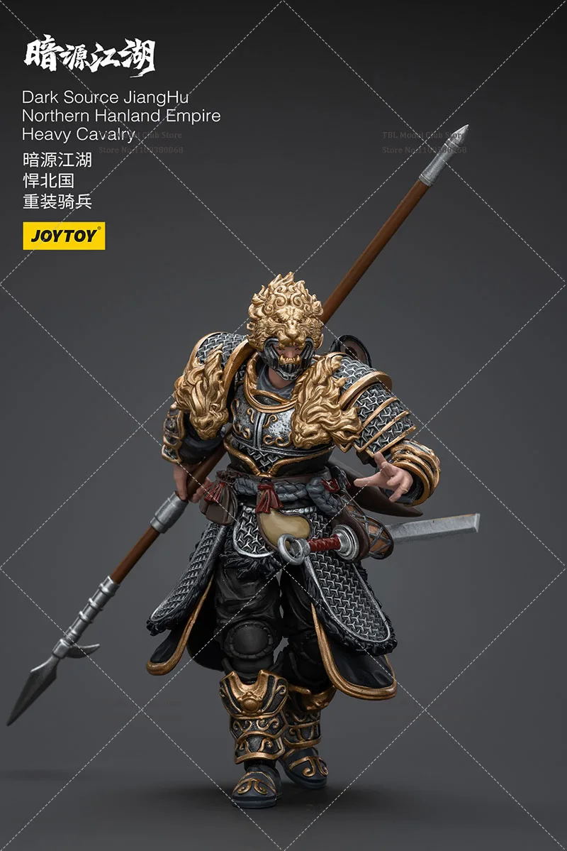 JOYTOY JT5840 1/6 다크 소스 JiangHu Northern Hanland Empire 중장비 기갑 말, 10.8cm 솔리드 액션 피규어 인형