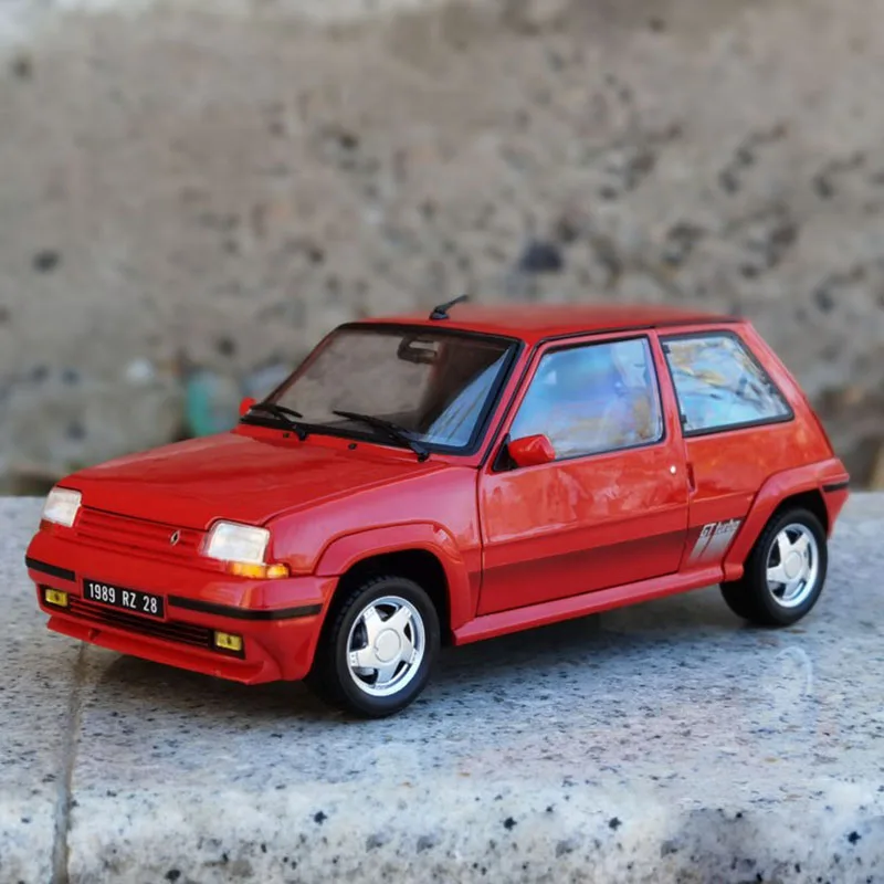 Diecast 1/18 Scale Supercinq GT Turbo 1989 Alloy Car Model Collection Souvenir Display Ornaments Vehicle Toy