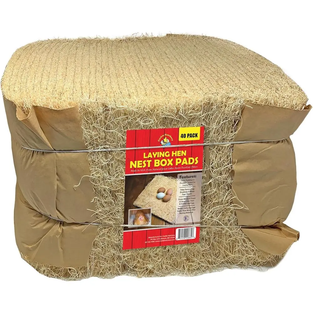 

Подстилки для гнездов и пола курятников Cackle ery, изготовленные в США из экологичного аспенового волокна Exceslior - толстые подстилки 13 x 13 дюймов