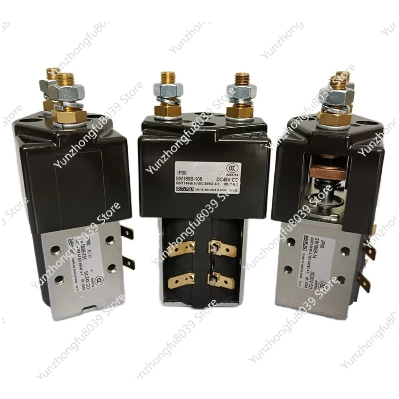 Genuine Contactor SW180 24V 48V 80V 200A SW180B-751 SW180B-108 SW180B-14 24 48 80 Volt Solenoid Relay 200 Amp