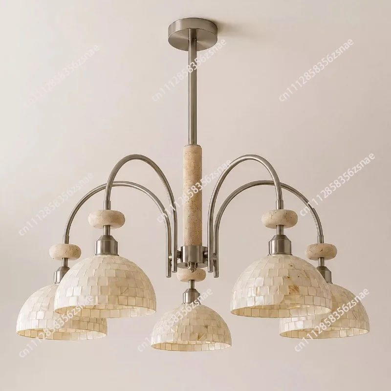 Shell Chandelier Bedroom Living Room Dining Room Creative Simple Modern Decoration Chandelier Lighting