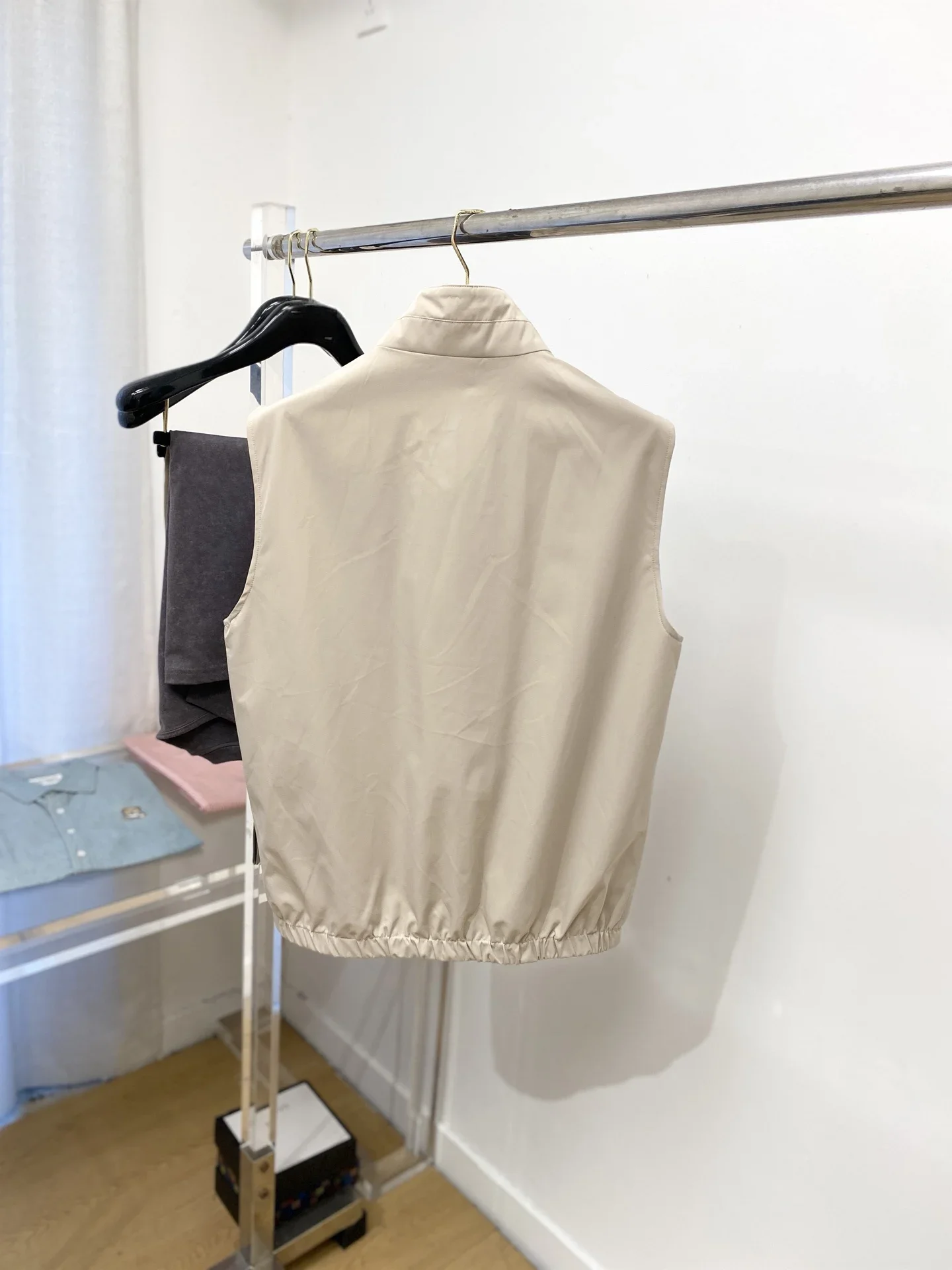 

LP stand-up collar double-sided vest simple warm vest 25aw