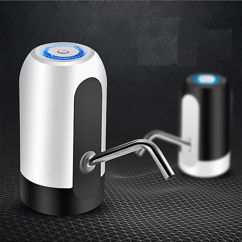 K-STAR Automatic Portable Water Dispenser Mineral Electric Pump Home Gadgets Water Bottle Absorbers Barreled Water USB Charge