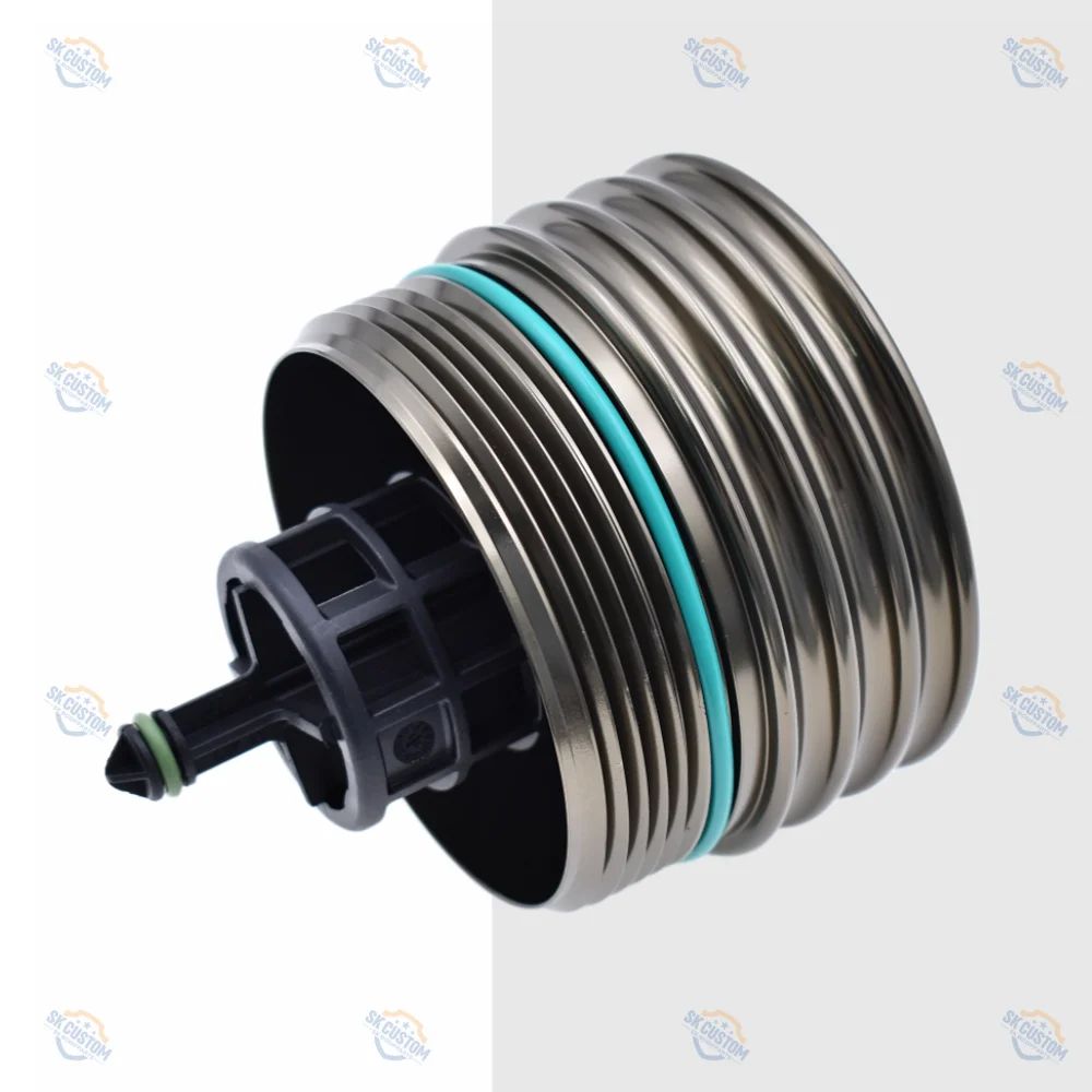SK CUSTOM Forged Aluminum Oil Filter Housing for BMW N20 N26 N51 N52 N53 N54 N55 Engine Oil Filter Cap