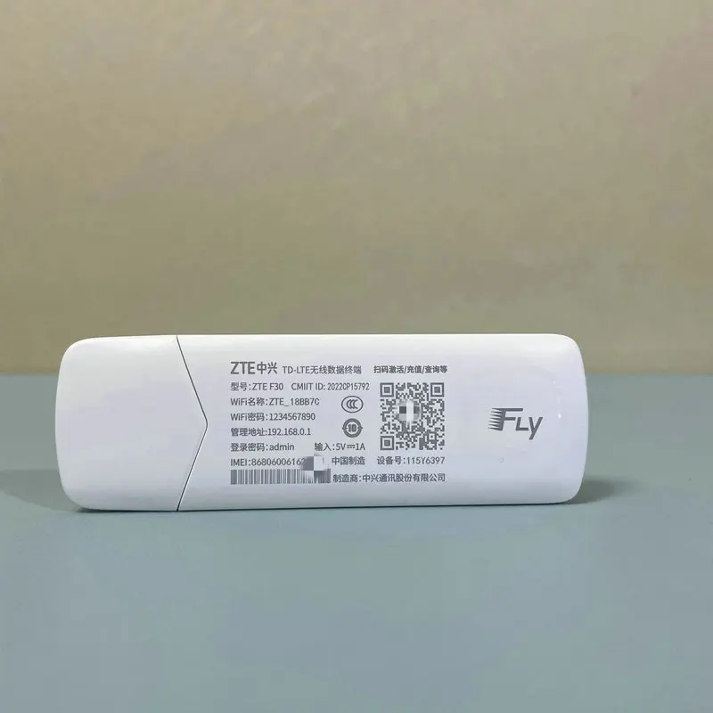 잠금 해제 ZTE F30 USB WIF 동글, 150 Mbps 무선 라우터, 4G LTE 모뎀, 포켓 핫스팟 네트워크 카드