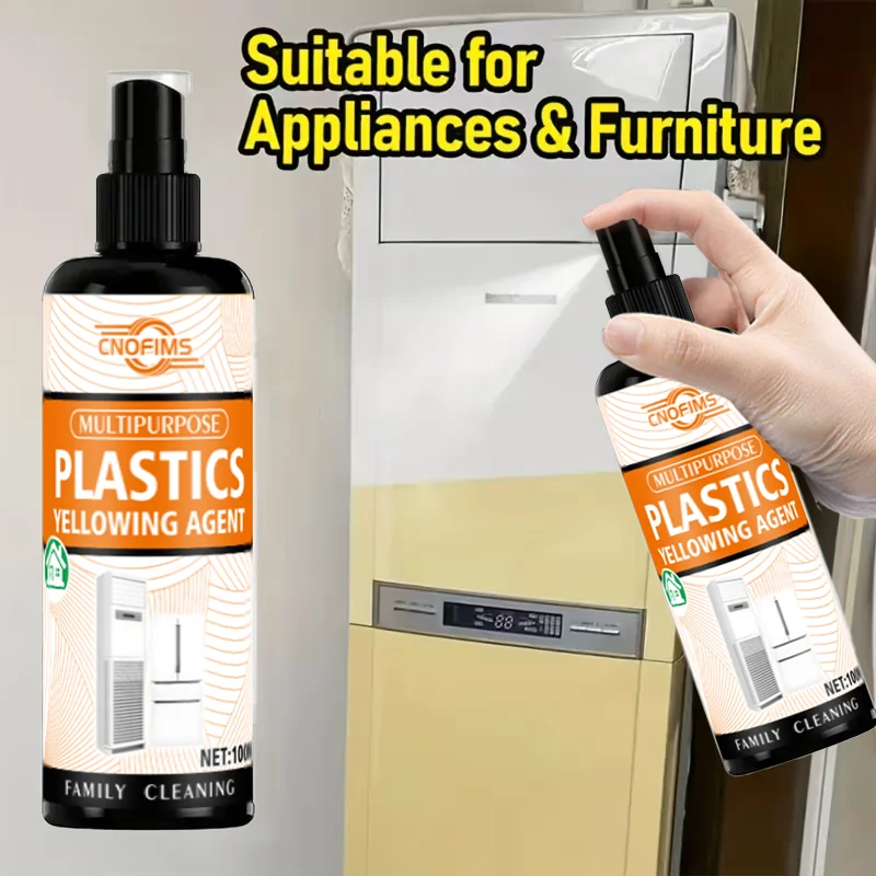مرمم اصفرار المطاط البلاستيكي: يزيل الأكسدة على الفور - التيار المتناوب، داخلي السيارة/الأثاث، رذاذ الإصلاح المتوافق